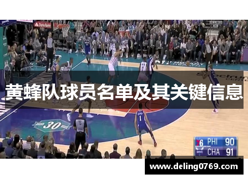 黄蜂队球员名单及其关键信息