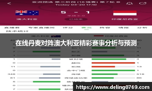 在线丹麦对阵澳大利亚精彩赛事分析与预测